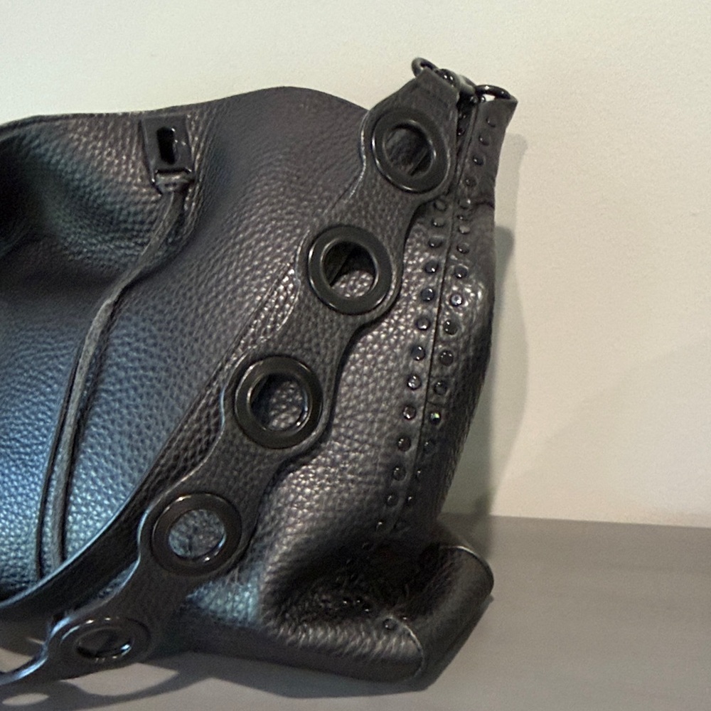 Rebecca Minkoff Black Leather Shoulder Bag - Picture 4 of 7